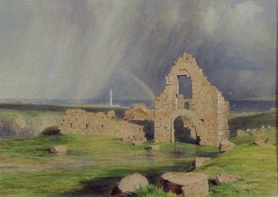Upper Boddam Castle, 1840 by James Giles